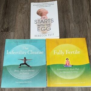 Set of Three Fertility Books